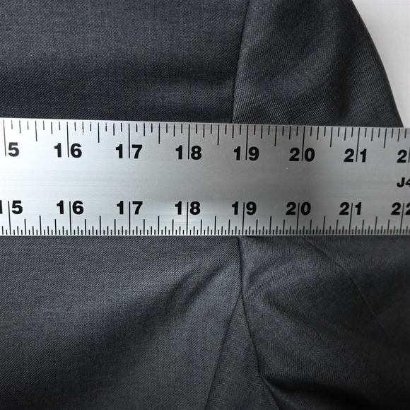 Dielmar Private 48R Gray Dormeuil Amadeus 365 Wool Mens Suit Jacket Sport Coat - Picture 10 of 12